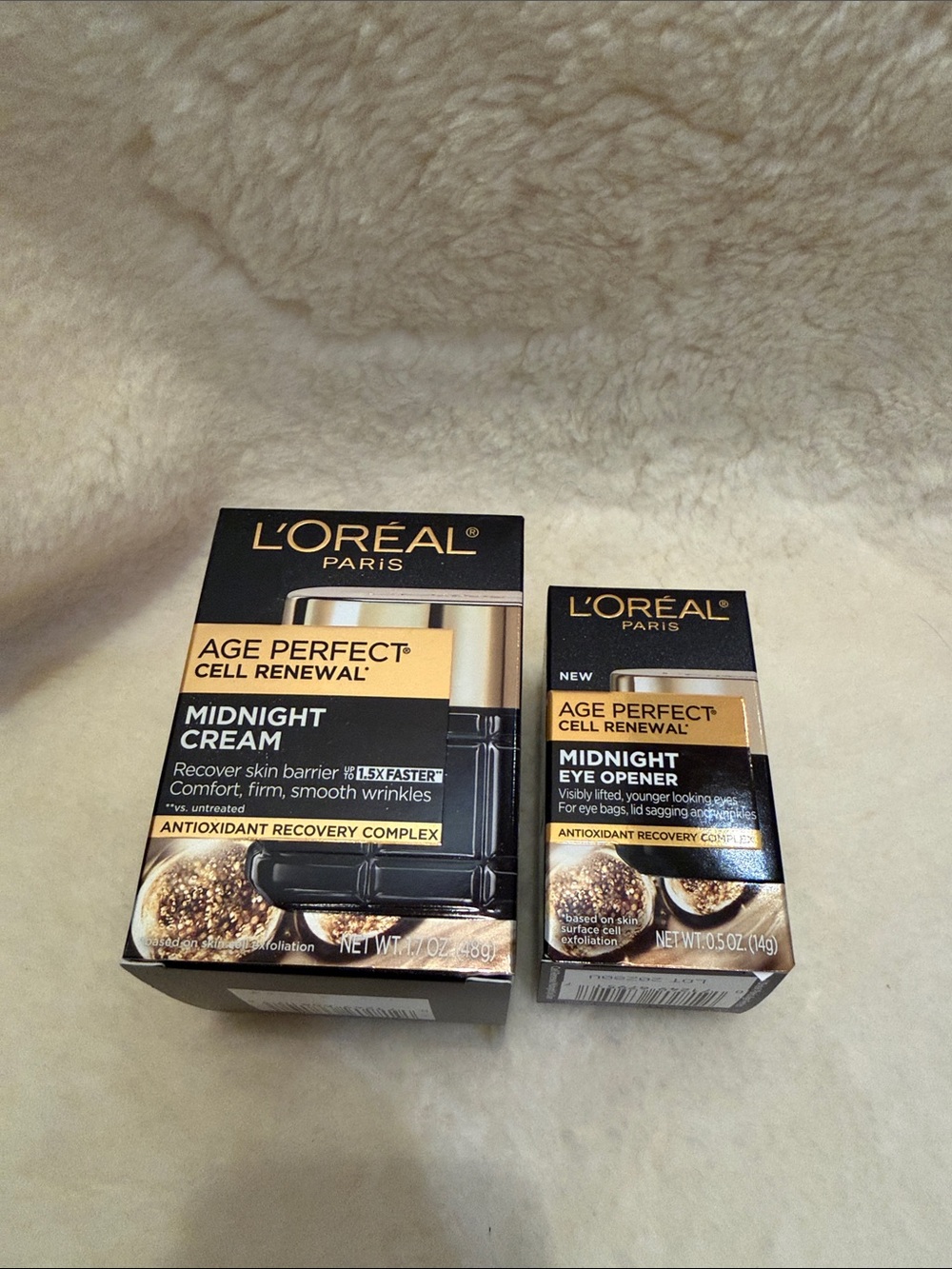L’Oréal Paris age perfect cell renewal midnight cream and eye opener set *